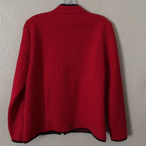 Weekends by Chicos Full Zip Quilted Chico’s Size 1/Medium - Picture 4 of 5